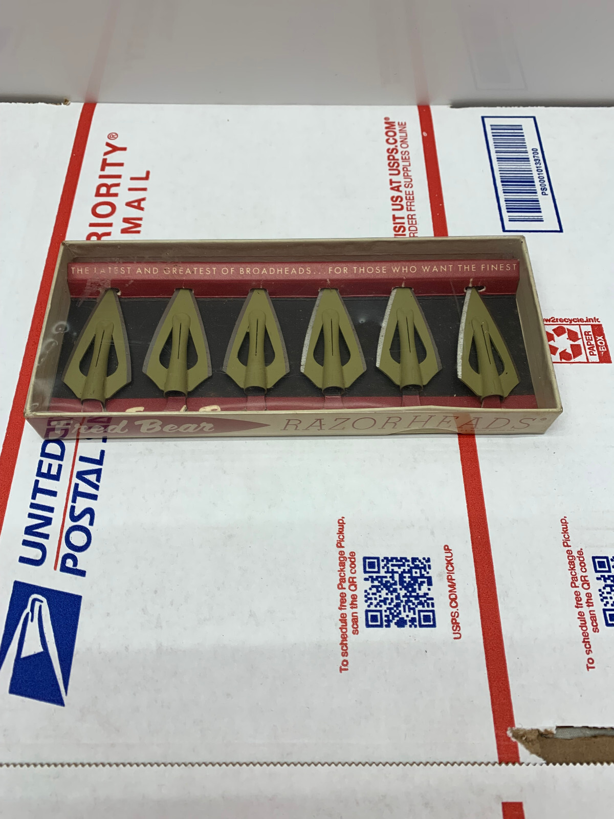 Vintage Fred Bear Broadheads Razorheads NOS eBay