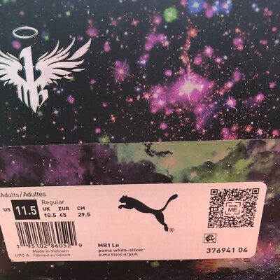 Puma Lamelo Ball Mb.01 Lo Triple White Basketball Shoe