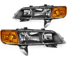 Fits 1994-1997 Honda Accord Headlights Headlamp Front Headlamps Leftright Xenon