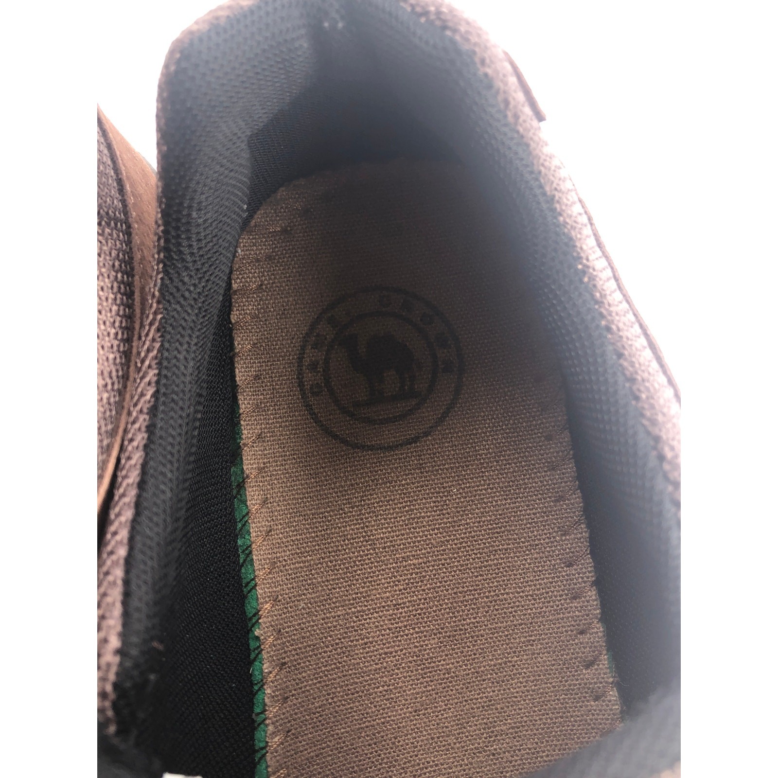 Camel Crown Brown Suede Leather Slip On Casual Shoe Mens Loafer Size 9.5