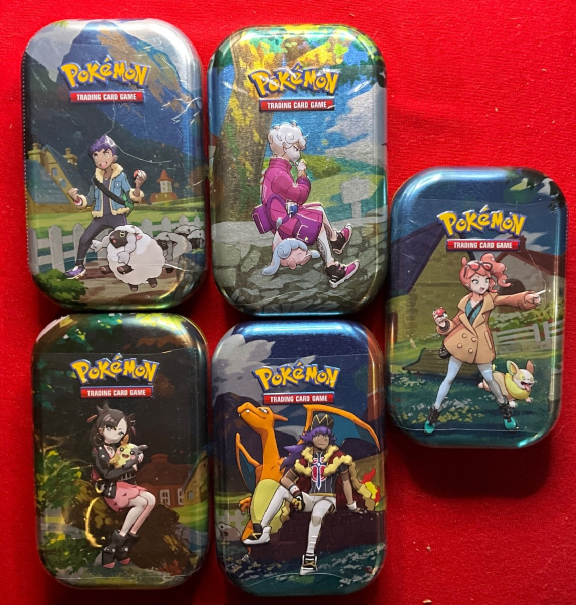 2022 Pokemon Crown Zenith Mini-Tin Complete Art Set of 5 - FACTORY SEALED!