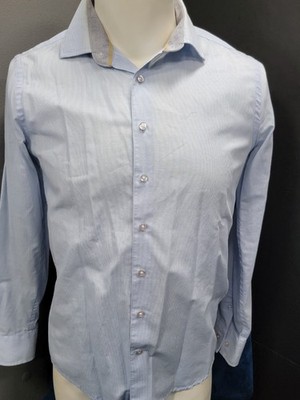 Defacto Tailored Shirt Men's  Extra Slim Fit  Button Up Long Sleeve Dressy Small