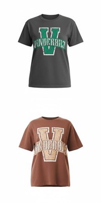 Women's Ambar Varsity-Inspired Graphic Oversized T-Shirt