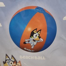 Bluey Inflatable Beach Ball 13.5 in, Ages 2 , Toy, Beach, Pool, Water, NIP
