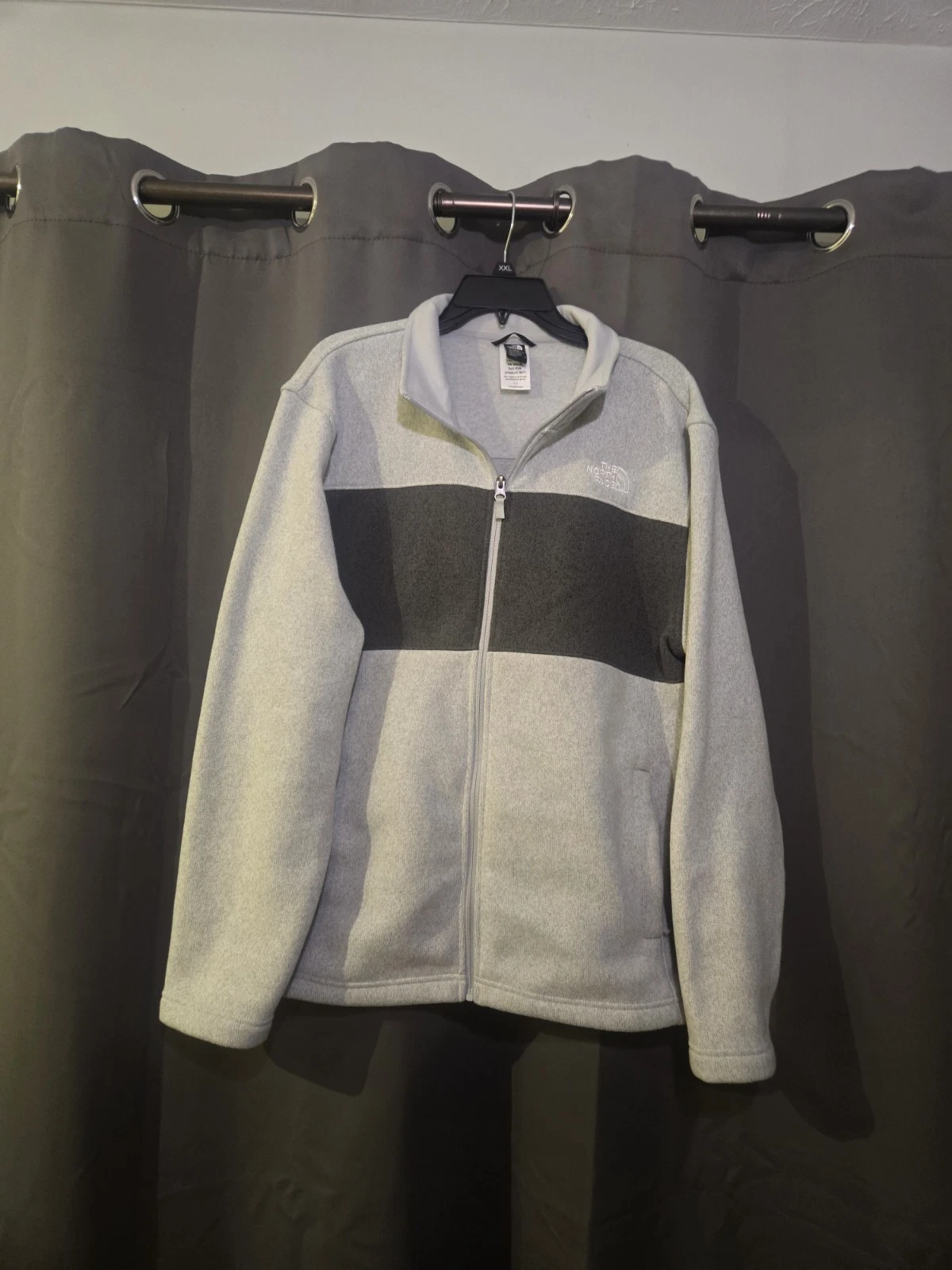 The North Face Jacket Fleece Coat Gray Large