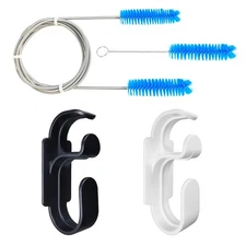 CPAP Cleaning Kit & Hose Holder Set - 7Ft Hose Brush, Mask Brush, 2 Non-Slip ...