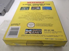 WEREWOLF NINTENDO NES PAL ESPA&Ntilde;A COMPLETO RARO DE VER EN ESE ESTADO 8 BITS RARO