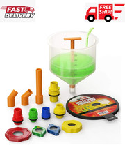 Spill Proof Radiator Coolant Filling Funnel Kit