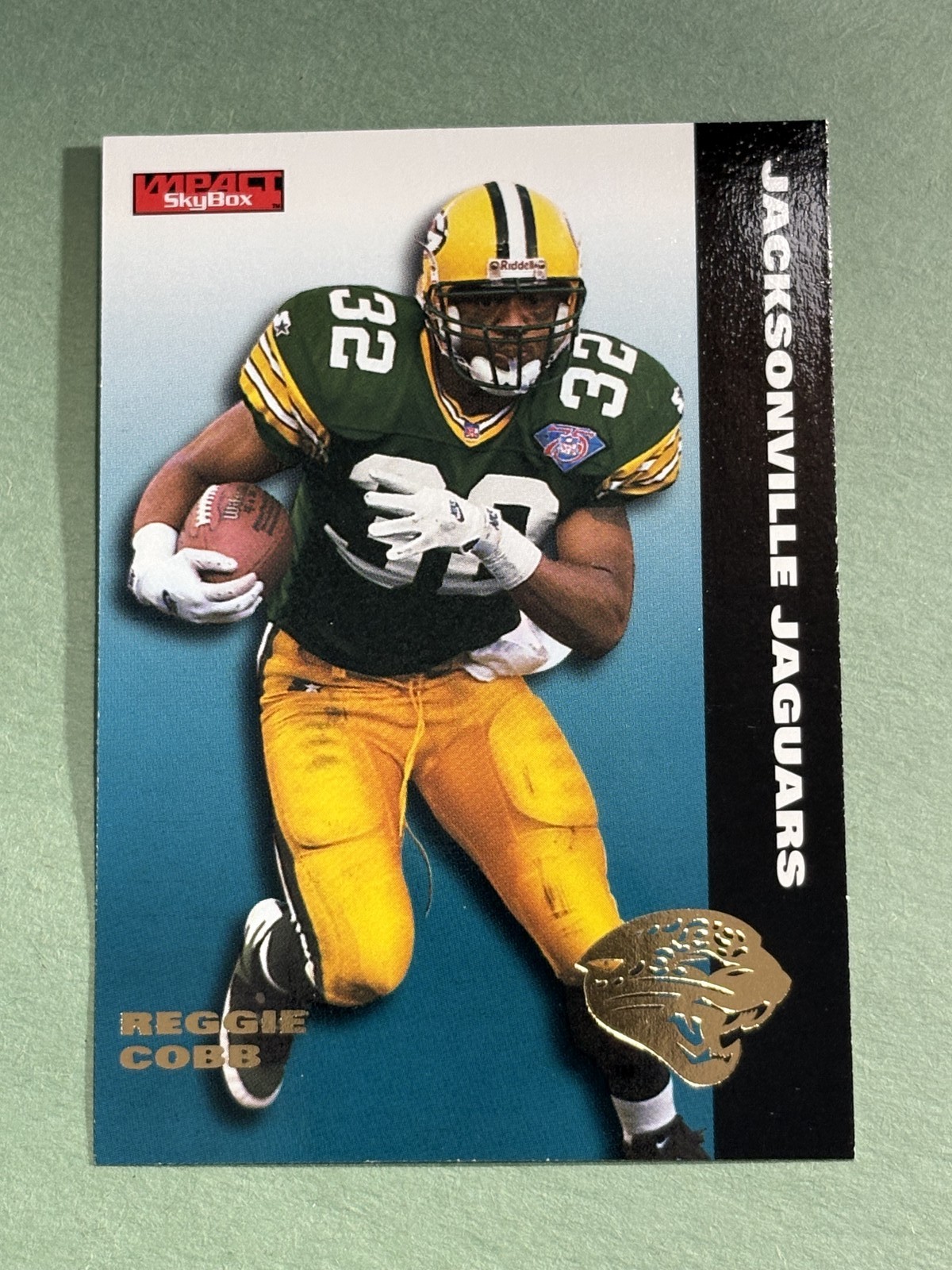 Reggie Cobb 1995 SkyBox Impact Jacksonville Jaguars #69 HH276