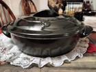 Xtrema 10" Versa Skillet BCookware 100% Nontoxic Braiser Ceramic Pan with Lid  — photo 1