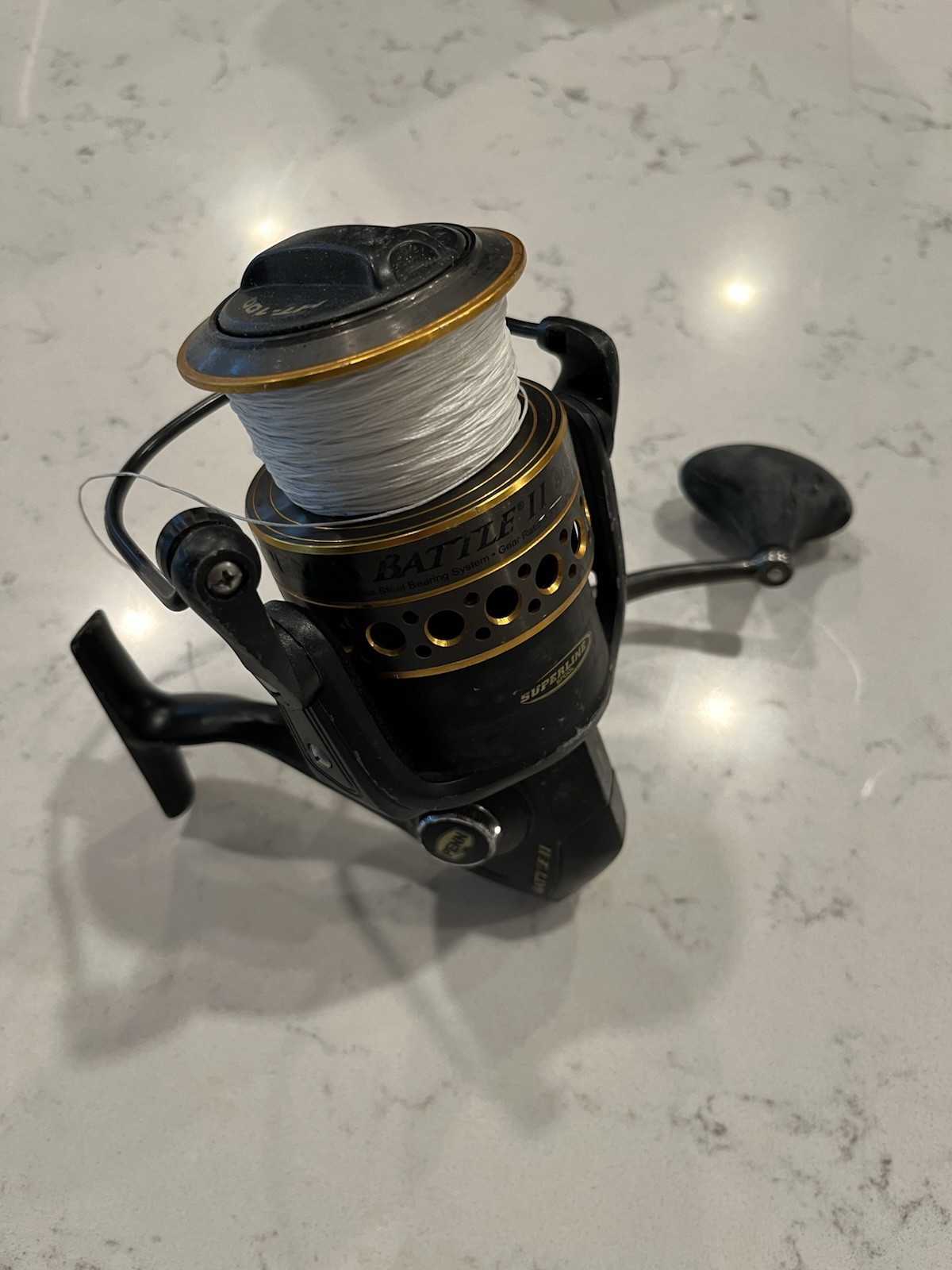 Penn Battle 2 8000 with braided line