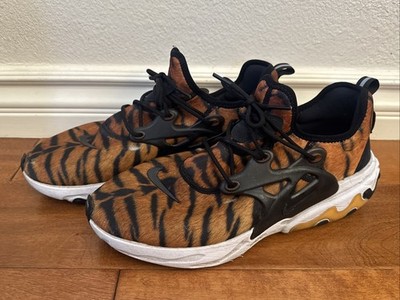 Nike React Presto Premium Tiger Print Shoes Sneakers Limited Edition Men Size 13