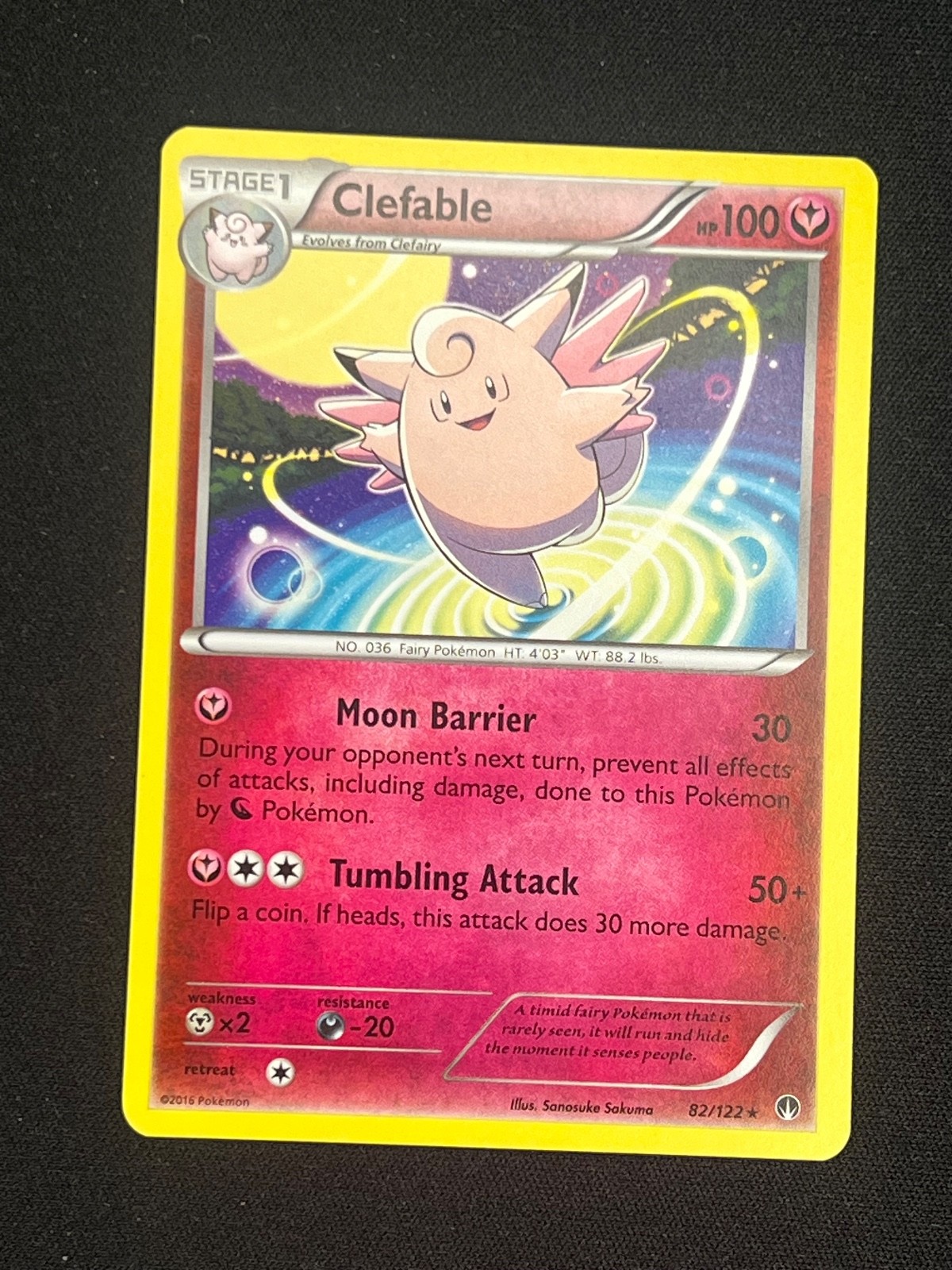 Clefable Rare XY - BREAKpoint 82/122 LP