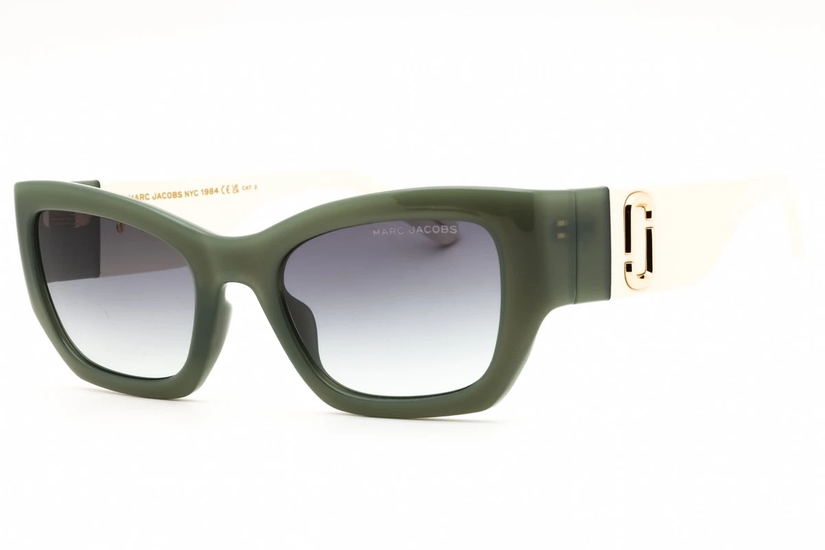 Marc by Marc Jacobs Dark Green Round Frame Sunglasses Marc Jacobs Green Sunglasses for Women for sale | eBay main image 2