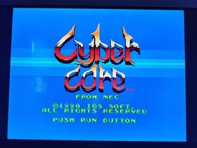 Cyber Core (NEC TurboGrafx-16, 1990) COMPLETE CIB Tested & Cleaned!