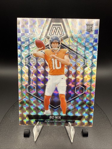 2024 Panini Mosaic Rookies Bo Nix #312 Silver Prizm (RC)