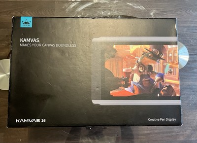 Huion Kamvas Pro 16 GT-156 Pen Display Tablet   Open Box Complete Drawing Tablet