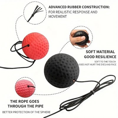 Reflexball Boxgerät mit Kopfband diverse Schwierigkeitsstufen Training