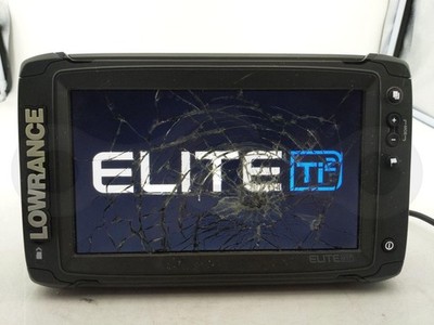 LOWRANCE ELITE 9 TI2 BOAT FISHFINDER CHARTPLOTTER SONAR SCREEN HEAD UNIT DISPLAY