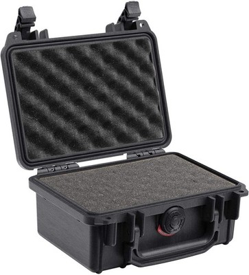 Pelican 1120 Schutzhülle schwarz mit Schaumstoff Hartgeräte Aufbewahrungsbox