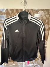 Size YM - adidas Tiro 21 Youth Track Jacket Black Whie