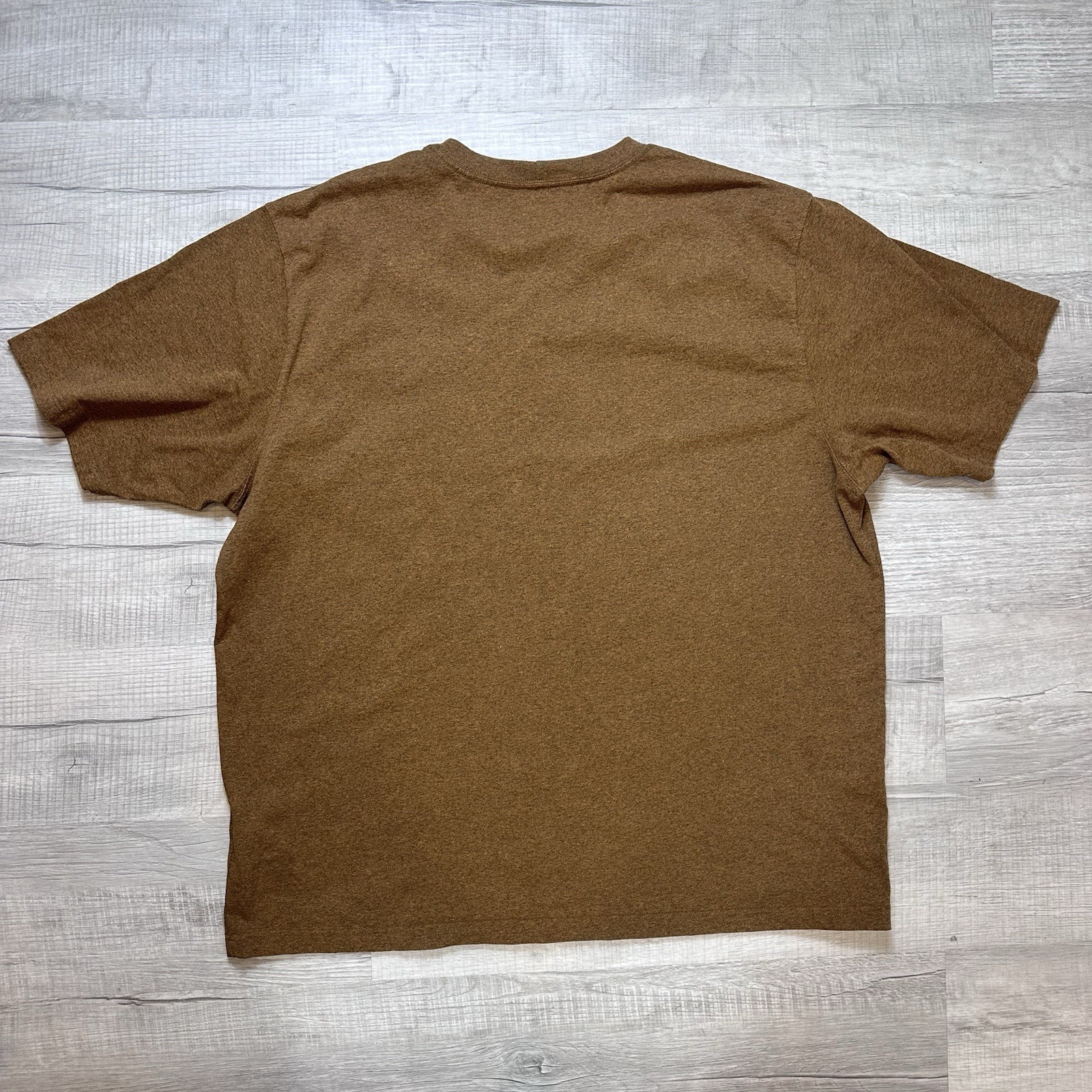Lot of 3 Carhartt Men's 2XL Short Sleeve Pocket T-Shirt Brown Blue Gray thumbnail 4