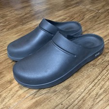 Oofos Oocloog Mens Size 11 Shoes Black Slides Slip On Comfort Orthopedic Clogs