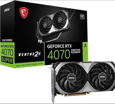 MSI NVIDIA GeForce RTX 4070 Super 12GB Graphics Card Pre-owned