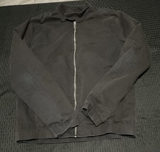 Topman Jacket Mens Small Black Bomber Plaid L...