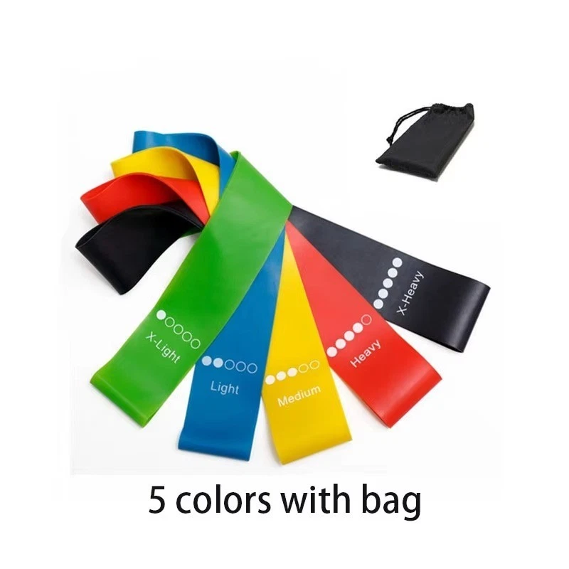 5-Pack Resistance Loop Bands Set – Light to X-Heavy, Latex Workout Bands W/ Bag
Opens in a new windo