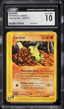 CGC 10 - Larvitar - 89/147 Aquapolis on eBay