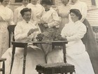 Vintage 1910 Women's Card Club Photograph - Playing Cards-Wrightstown Wisconsin — photo 3