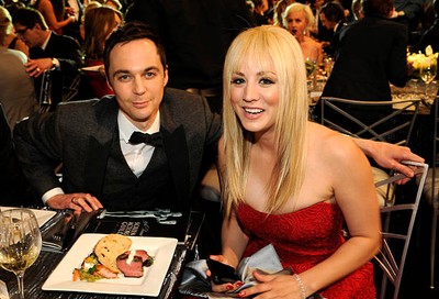 Jim Parsons Kaley Cuoco 19th Screen Actors Guild Awards at The Shr- 2013 Photo 2
