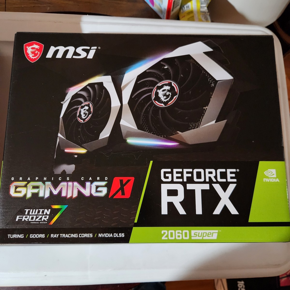 MSI Nvidia GeForce RTX 2060 Super 8GB GDDR6 Gaming X Twin Frozr 7