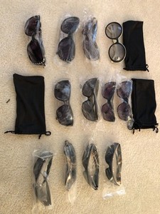 Assortment Of 12 Sunglasses, Unknown Brands, All Unused