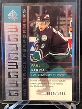 2002-03 SP Authentic #91 Paul Kariya HT SER#0206/1499