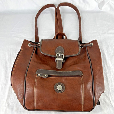 Mouflon Leather Professional Backpack Bag 12'' Deep 13'' Wide