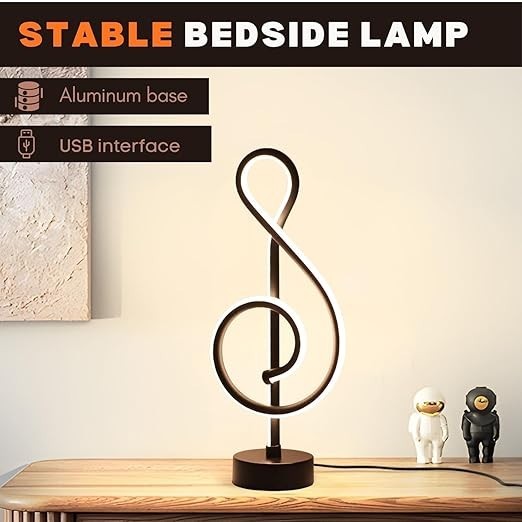 LED Table Lamp – Elegant Acrylic Decorative Bedside Light with Warm Ambient
