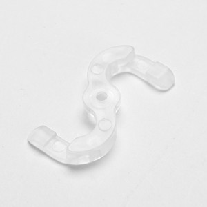 DELight Christmas Light Clips Surface Mount S Clips for 3/16" Screw Size 100Pcs
