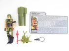 Vintage GI Joe Cobra Backblast Action Figure w/ File Card 1989