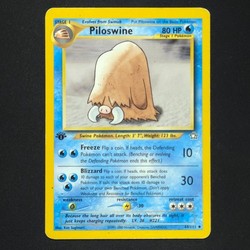 Piloswine 44/111 Neo Genesis 1st Edition