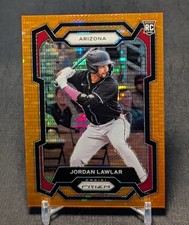 Jordan Lawlar Orange Pulsar 165/399 Rookie RC 2024 Prizm Card #88 Diamondbacks. rookie card picture