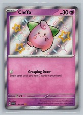 Cleffa Holo Shiny Rare SV: Paldean Fates 150/091 NM on eBay