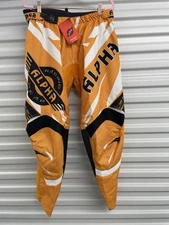 Alpha Cycle Gear Motorcycle Racing Pants Mens 34X29 Off Road Padded Moto