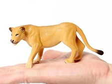 Female Lion Wildlife Animal Figure Toy PVC Doll Small Figurine Birthday Gifts