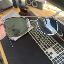 Ray-Ban RB3755 POLARIZED Men's Caravan Style Sunglasses 100 AUTHENTIC