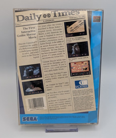 Dracula Unleashed (Sega CD, 1993) - CIB Complete With Reg Card - Tested