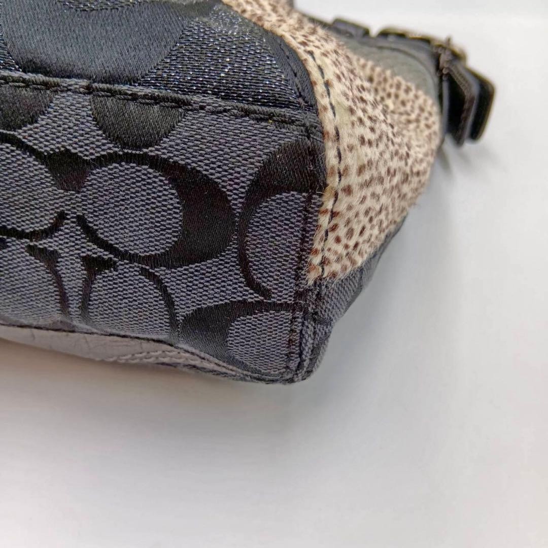COACH PATCHWORK EXOTIC LEATHER Python STUDS PUNCH… - image 24