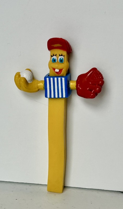 1989 Fry Benders Baseball Playing Bendable French Fry McDonald's Toy Rare