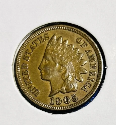 1905 Indian Head Cent Choice Extremely Fine XF+/AU Coin  Lot 115